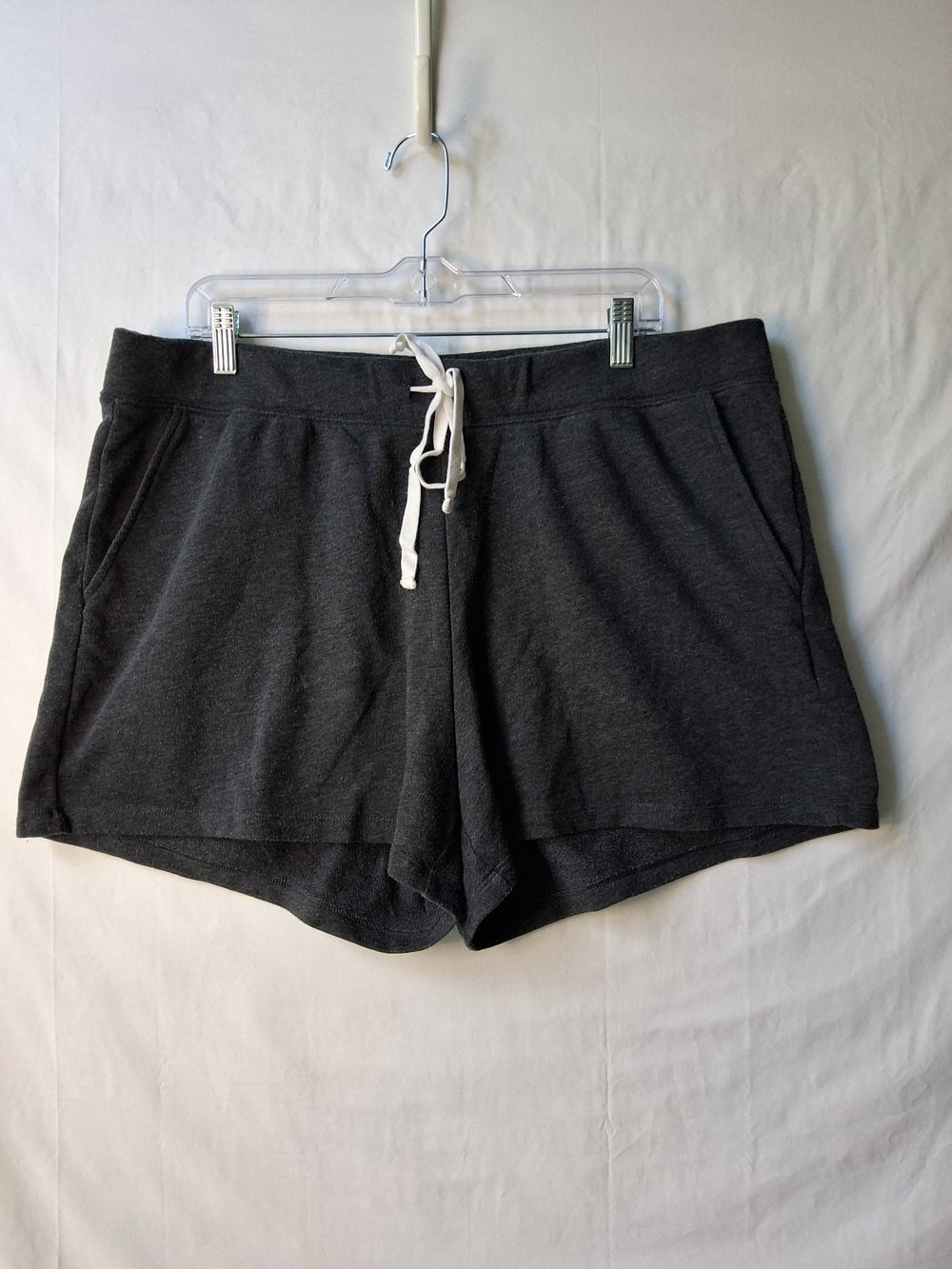 Old Navy Charcoal Drawstring High-Waist Lounge Shorts